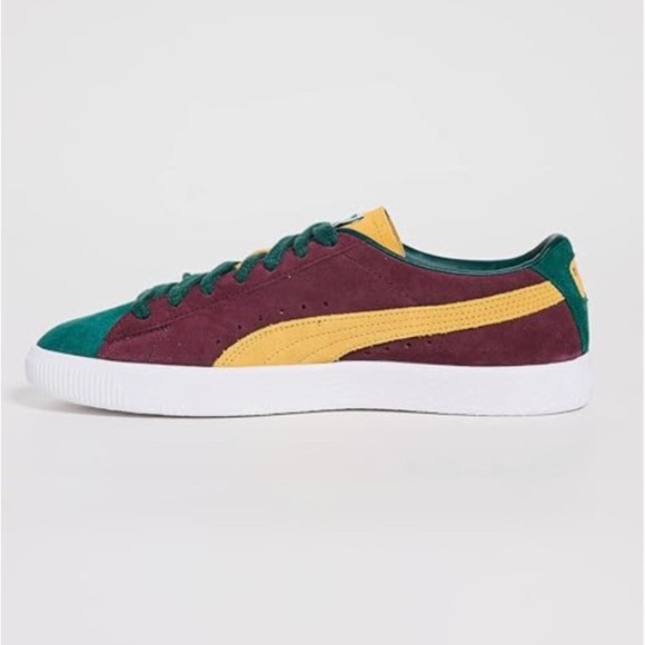 PUMA – Green VGT Team suede sneakers | Retro sport style * - Picture 3 of 11